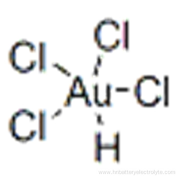 Aurate(1-),tetrachloro-, hydrogen (1:1),( 57191295,SP-4-1)- CAS 16903-35-8